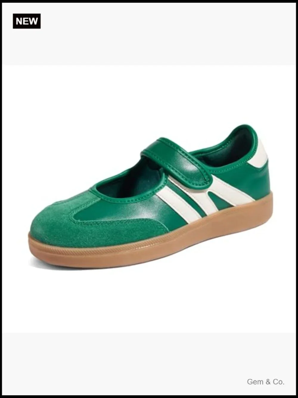 Classic Retro Fashion Sneakers Gum Thin Sole Casual Tennis Slip on Flat Loafers